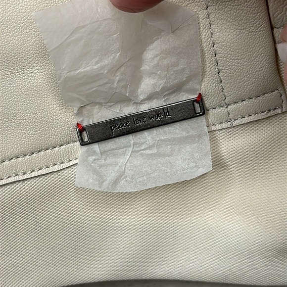 NWOT Peace Love World Leather Mixed Media Jacket Size 4 - Picture 10 of 16